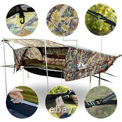 1 Person Flat Lay Hammock For Outdoor Backpacking Hiking Camping Lightweight