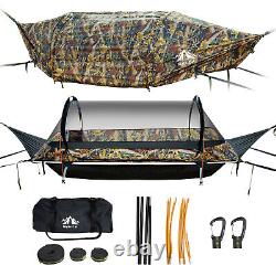 1 Person Travel Outdoor Camping Tent Hanging Flat Lay Hammock With Mosquito Net