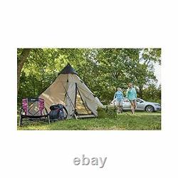 10' x 10' Teepee Tent for Adults Outdoor Camping, 2-Person, Instant E
