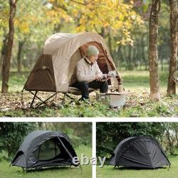 1Person 2Layers Outdoor Camping Bed Tent Anti-mosquito Aluminum Alloy Pole