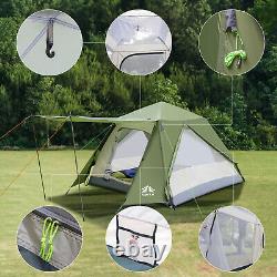 2 Person Outdoor Camping Backpacking Tent Portable Shelter Family Tent Hiking US