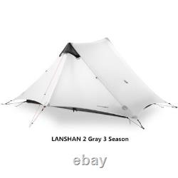 2 Person Outdoor Ultralight Camping Tent 3 Season Professional 15D Rodless Tent