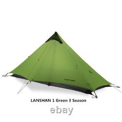 2 Person Outdoor Ultralight Camping Tent 3 Season Professional 15D Rodless Tents
