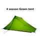 2 Person Outdoor Ultralight Camping Tent 3 Season Professional 20D Nylon Sides