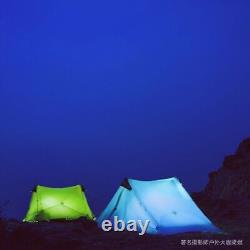 2 Person Outdoor Ultralight Camping Tent Professional 15D Rodless Tent