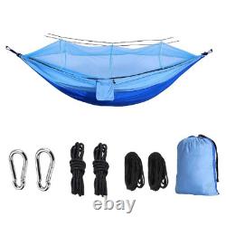 2023 Portable Outdoor Camping Hammock 1-2 Person With Mosquito Net Hanging Bed