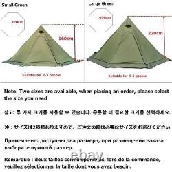2person Tent Ultralight Winter Camping Rodless Tent with Snow Skirt Chimney Hole