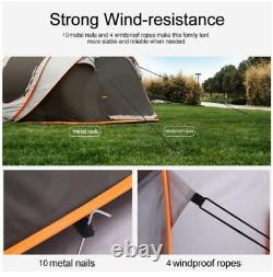 3-4 Person Instant Pop-Up Camping Tent Family Hiking Outdoor Tent Waterproof&Bag