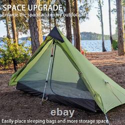 3F UL GEAR Lanshan 1 Outdoor Camping 1-person Tent Backpacking 15D 3/4 Season