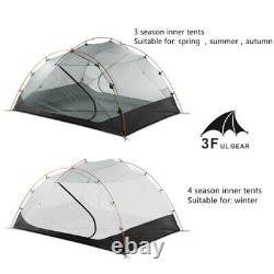 3F UL GEAR Qing Kong3 Outdoor 3 Person Ultralight Waterproof Tent Camping Hiking
