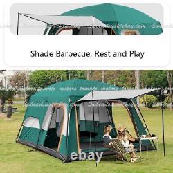 4-6/8-12 Person Instant Tent Cabin Outdoor Waterproof Family Camp Shelter Tent