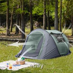 4-6 Person Large Camping Tent Automatic Pop Up Waterproof Hiking Tent Outdoor