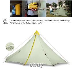 4 Persons Camping Tent Waterproof Room Outdoor Hiking Backpack Fishing 4 Seasons