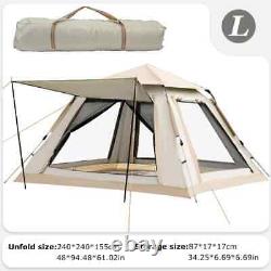 5-8 Person Pop Cloud up 2 Tent Outdoor Waterproof Family Tent