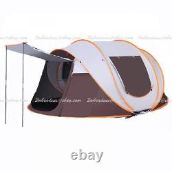 5-8 Person Pop Up Tent Outdoor Hiking Camping Waterproof UV Protection w Bag US