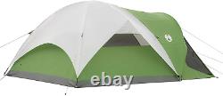 6/8 Person Weatherproof Camping Tent with Rainfly, Carry Bag, Easy Setup & Porch
