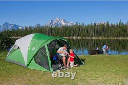 6/8 Person Weatherproof Camping Tent with Rainfly, Carry Bag, Easy Setup & Porch