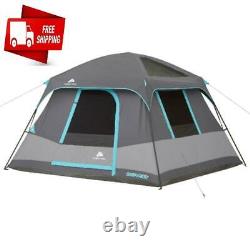 6 Person Cabin Tent Portable Outdoor Camping Shelter Rainfly Family Camp Net