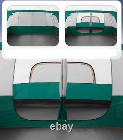 8-12 Person Camping Tent Outdoor Family Tunnel Tent Waterproof Portable Tent Kit