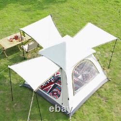 8 Person Automatic Instant Pop Up Camping Tent Top View Outdoor Hiking