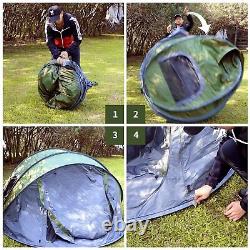Camping Tent 2-4 Person Waterproof 4 Season Outdoor Hiking Family Tents Shelter