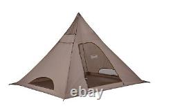 Coleman 4 person wide teepee/3025 Greige Camping Outdoor Japan F/S New