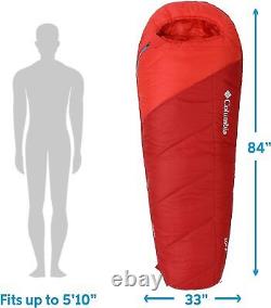 Columbia Outdoor Goose Down Sleeping Bags Mummy Type for Camping Trip Adult