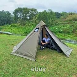 Flame-retardant Pyramid Hot Tent Outdoor Camping Waterproof Teepee Winter