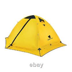 GEERTOP Solo Tent For 1 to 2 Person Double Layer Yellow Japan Outdoor Camping