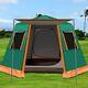 Hexagonal Aluminum Pole Automatic Outdoor Camping Wild Big Tent Travel 4-6Person