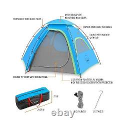 KAZOO Outdoor Camping Tent 2/4 Person Waterproof Camping Tents Easy Setup Two