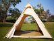 Latourreg 2 Person Outdoor Camping of 2M Canvas Camping Pyramid Tent Large Ad