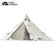 MOBI GARDEN Outdoor Camping Equipment 4 Person Tent Light Luxury Large Space