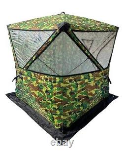 NOMADI Sauna Tent Body Camouflage for 4 People Camping Outdoor Panoramic View JP