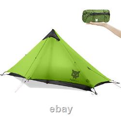 Night Cat Ultralight Rodless Tent Single Person Outdoor Camping Hiking Tent 2024