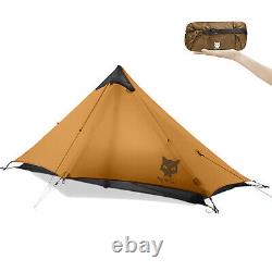 Night Cat Ultralight Rodless Tent Single Person Outdoor Camping Hiking Tents USA