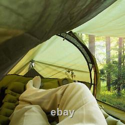 Outdoor 1 Person Nylon Parachute Outdoor Camping Flat Lay Hammock Hanging Swing