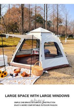 Outdoor Automatic Speed-open Beach Tent Protable Double Deck Tent Camping Tent