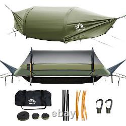 Outdoor Camping 1 Person Travel Tent Hanging Hammock Bed With Mosquito Net US