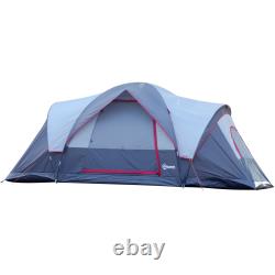Outdoor Camping Tent For 5-6 Fiberglass, Steel Frame With Bag