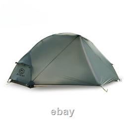 Outdoor Ultralight Camping Tent 3 Season 1 Single Person Professional 15D Nylon