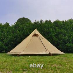 Pyramid Ultralight Outdoor Camping With Chimney Hole Hiking Backpacking Tents US