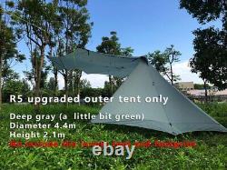 Ultralight Outdoor Camping Pyramid Tent Large Backpacking Hiking Tents New US