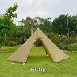 Ultralight Pyramid Tent Shelter With Stove Hole Outdoor Camping Quality New