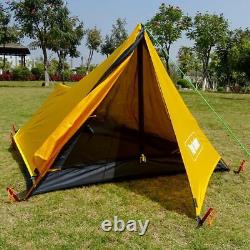 Ultralight Tent 1 Person Backpacking Single Waterproof Camp Outdoor Camping